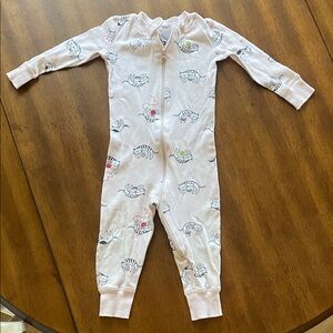 Hanna Andersson 18-24 months one piece kitty pjs